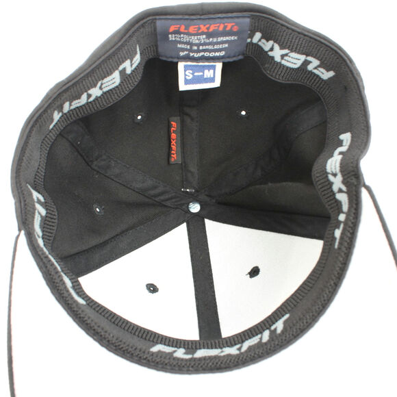 SpaceX Flexfit Black Baseball Cap S/M - Picture 5 of 5